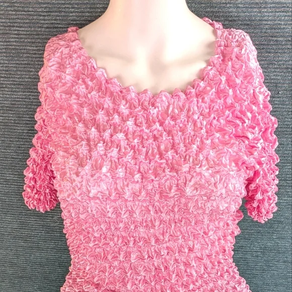 Y2K Magic Popcorn Top One Size Fits Most. Barbie Pink - Picture 2 of 9